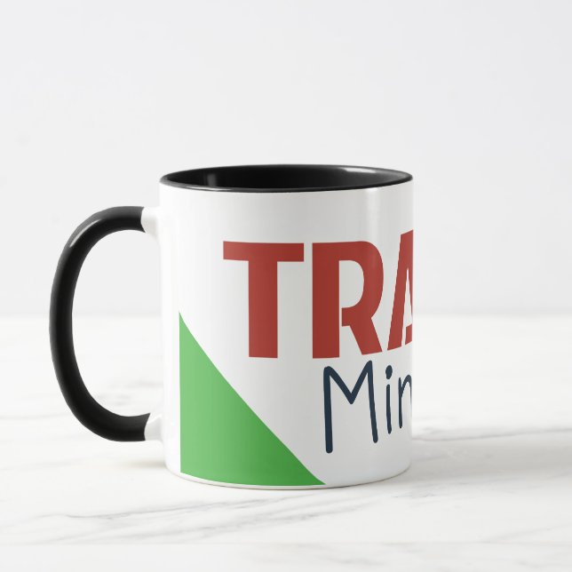 Trader Mindset – Discipline Focused Trading Mug (Left)