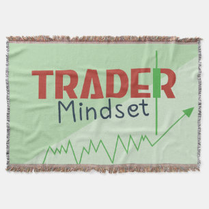 Trader Mindset – Discipline Focused Trading Throw Blanket