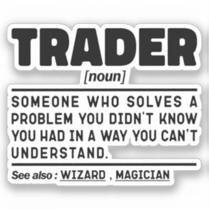 Trader Noun Definition Stock Market Employee Cool