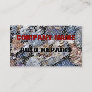 TRADES, AUTO REPAIRS BUSINESS CARD