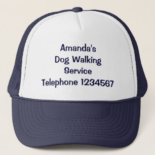 TRADES, DOG WALKING. TRUCKER HAT