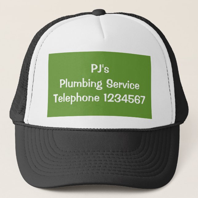 TRADES - PLUMBERS TRUCKER HAT (Front)
