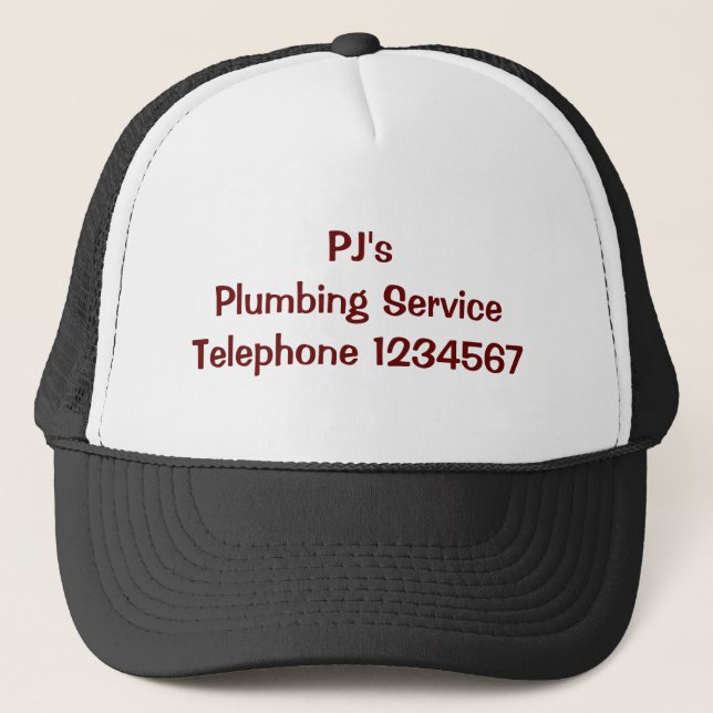 TRADES - PLUMBERS TRUCKER HAT (Front)