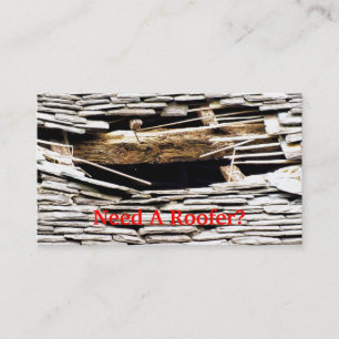 TRADES,ROOFING BUSINESS CARD
