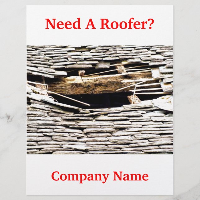 TRADES, ROOFING FLYER (Front)
