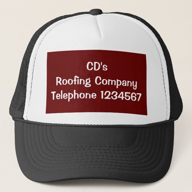 TRADES, ROOFING TRUCKER HAT (Front)