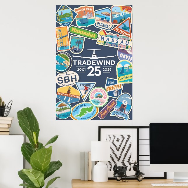 Tradewind 25th Anniversary Vertical Poster (Home Office)