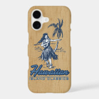 Tradewinds Hawaiian Island Hula Girl Faux Wood