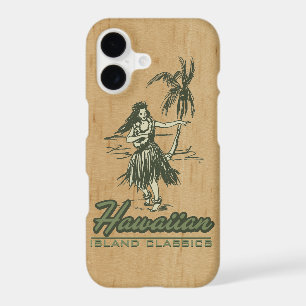 Tradewinds Hawaiian Island Hula Girl Faux Wood