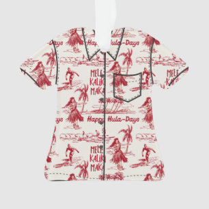 Tradewinds Holiday Hawaiian Hula Girl Ornament