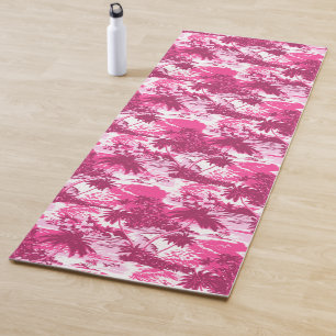 Tradewinds Hula Girl Reverses to Hawaiian Hibiscus Yoga Mat