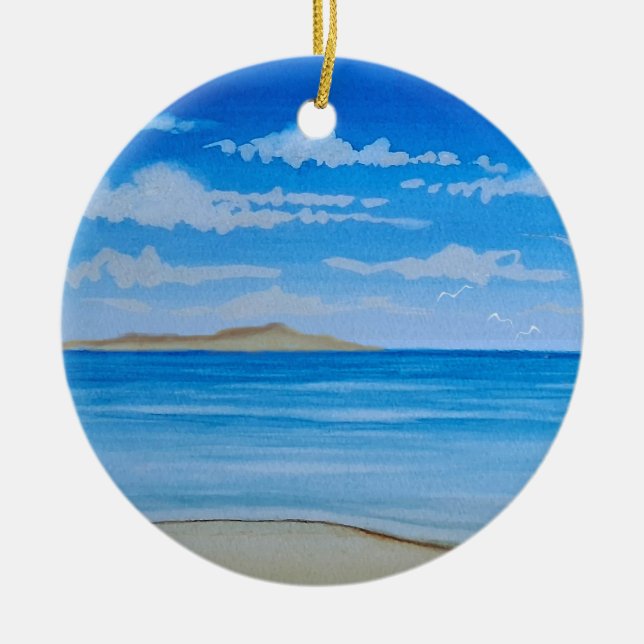 Tradewinds Maui Ceramic Ornament (Front)