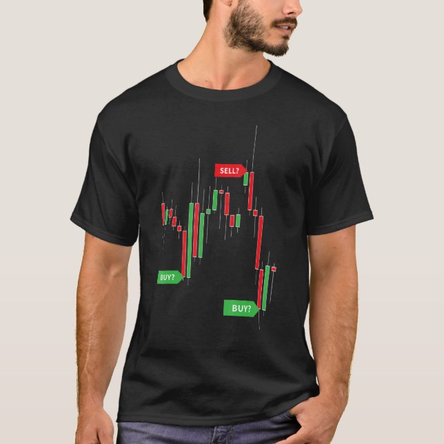 Trading Buy Low Sell High Stock Trading Crypto Tra T-Shirt (Front)