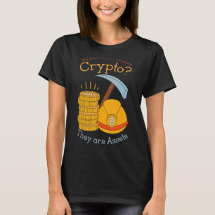 Trading Cryptocurrency Millionaire Crypto Assets L T-Shirt