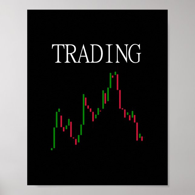 Trading  forex market poster (Front)