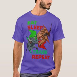 Trading Market Trend Bull Bear Forex Cryptocurrenc T-Shirt