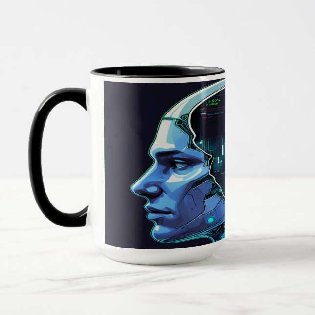 Trading Mind Power Coffee Mug – Fuel Your Market  (Left)