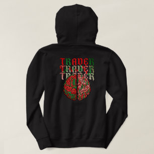 Trading Psychology Brain Anatomy Chart Pattern  Hoodie