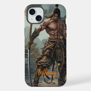 Tradional Japanese warrior iPhone 15 Plus Case