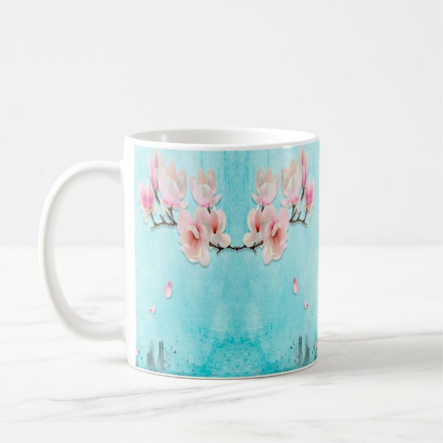 Tradisional Flowers Design - Persian Flopwers Coffee Mug (Left)