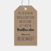 Tradition Alive - Funny Bridesmaid Proposal