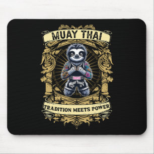 Tradition Meets Power - Kickboxing And Muay Thai C Mouse Pad