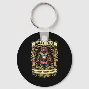 Tradition Meets Power - Kickboxing And Muay Thai F Key Ring