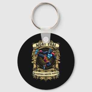 Tradition Meets Power - Kickboxing And Muay Thai G Key Ring