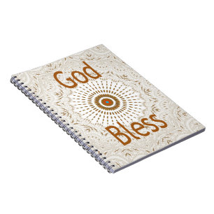 Traditional African Motif Design Art Print Notebook