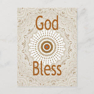 Traditional African Motif Design Art Print Postcard