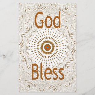 Traditional African Motif Design Art Print Stationery