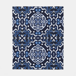 Traditional African Pattern. Tilework. Luxury Limi Fleece Blanket