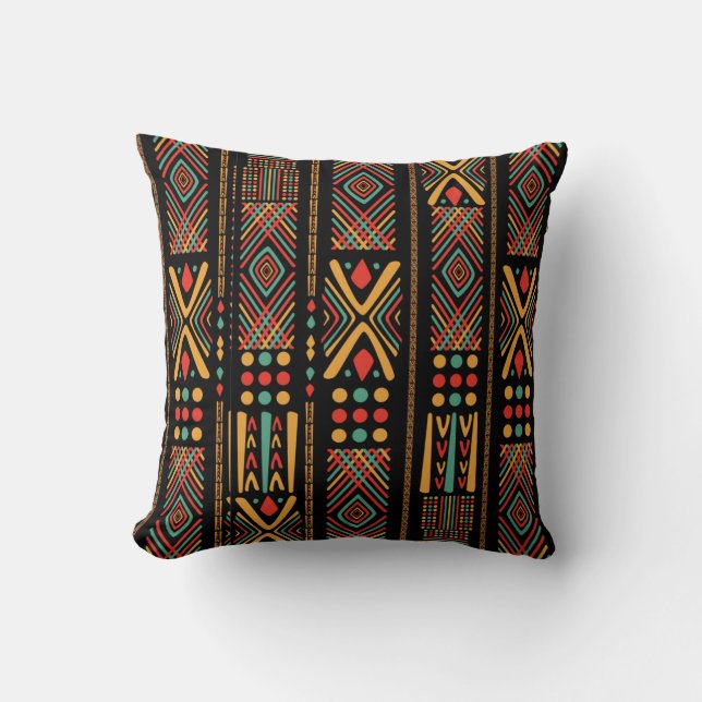 Traditional African Prints  Cushion (Front)