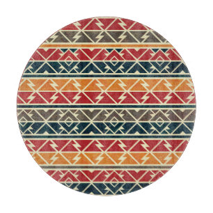 Traditional African Seamless Pattern Design Cutting Board