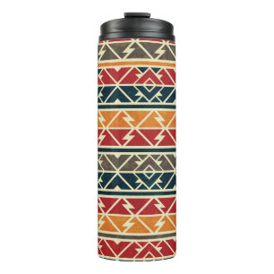 Traditional African Seamless Pattern Design Thermal Tumbler