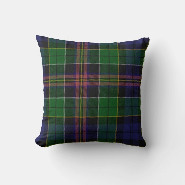 Traditional Allison Tartan Plaid Pillow (Front)