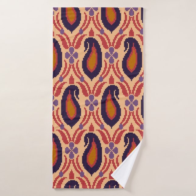 Traditional Allover Designart, background, decor,  Bath Towel (Bath Towel)
