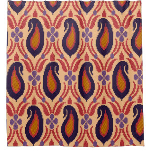 Traditional Allover Designart, background, decor, Shower Curtain