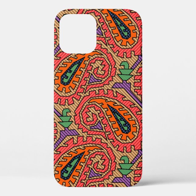 Traditional Allover Geometricalart, background, de Case-Mate iPhone Case (Back)