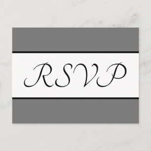 Traditional and Old Fashioned "RSVP" Postcard
