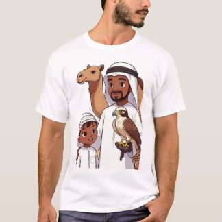 Traditional Arab Falcon Hunt T-Shirt