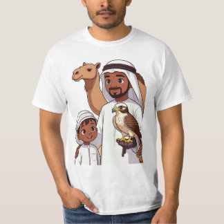 Traditional Arab Falcon Hunt T-Shirt