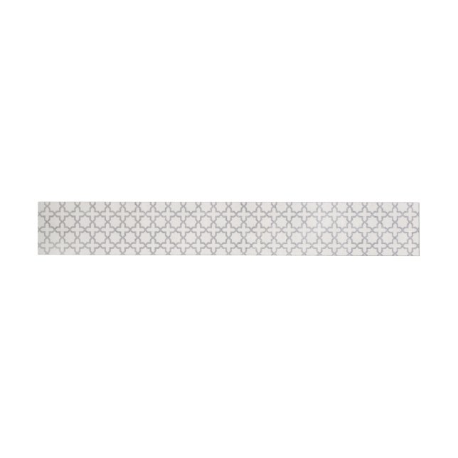 Traditional Arabesque Tile Artwork Wraparound Address Label (Individual)