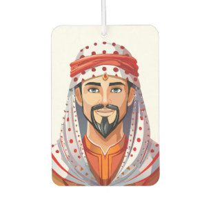 Traditional arabic or muslim hat car air freshener