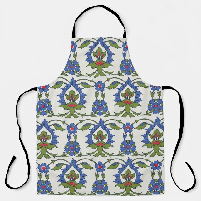 Traditional Arabic seamless ornament. Turkish, Izn Apron (Front)