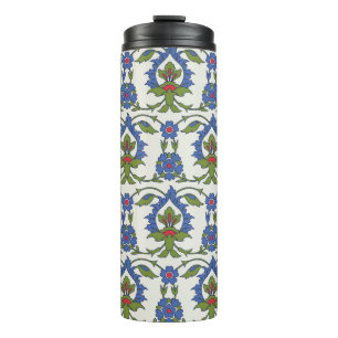 Traditional Arabic seamless ornament. Turkish, Izn Thermal Tumbler