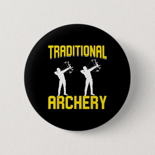 Traditional Archery 6 Cm Round Badge