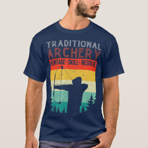 Traditional Archery Heritage Skill Resolve Bow Hun T-Shirt