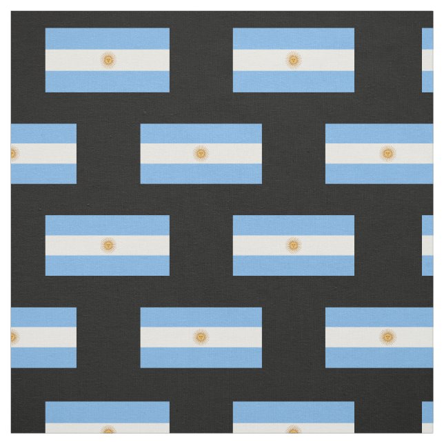 Traditional Argentina Flag Fabric (Swatch)