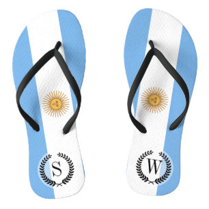 Traditional Argentina Flag Thongs